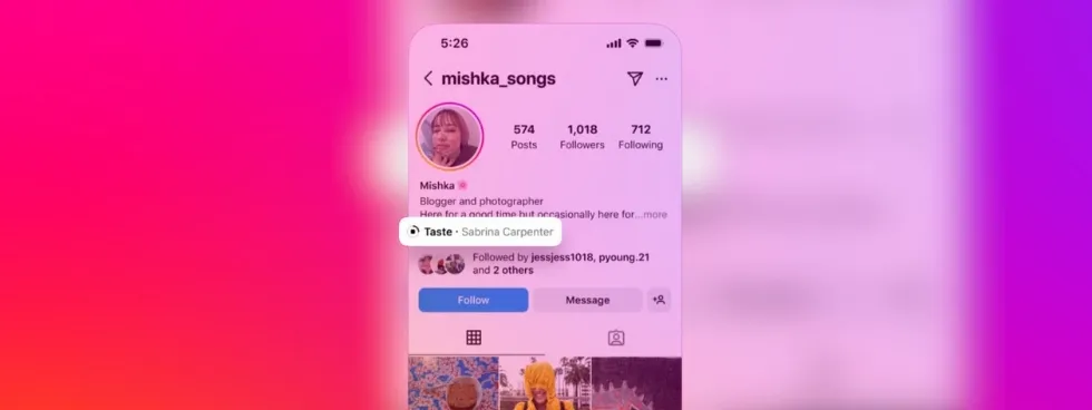 Distribuye música y aumenta la participación de los fans: la nueva función de música en los perfiles de Instagram