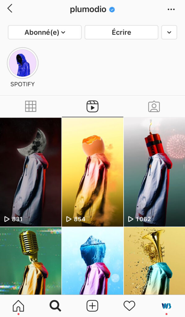 Spotify CANVAS : E. Compartir CANVAS en las redes sociales, CANVAS, vista 2