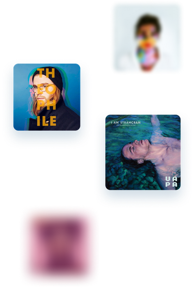 portada del álbum derecha